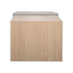 Coffee table Cozeto in natural-cement grey color 100x53x41.5cm - Слика 4