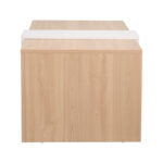 Coffee table Cozeto in natural-white color 100x53x41.5cm - Image 4