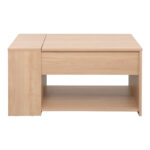 Aravis table with polymorphic in natural shade 80x60x42cm - Слика 3