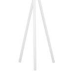 Coat Stand Sigar metal-wood in white-natural color 49x51x187cm - Image 3