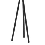 Coat Stand Sigar metal-wood in black-natural color 49x51x187cm - Image 3