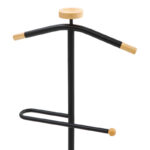 Coat Stand Jolma metal-wood in black color D30x111cm - Слика 2