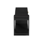 Standi TV cabinet in black-black marble shade 120x25x36.8cm - Слика 5