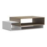 Dekost coffee table in sonoma-white shade 105x50x32cm