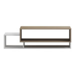 Dekost coffee table in sonoma-white shade 105x50x32cm - Image 3