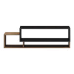 Dekost coffee table in oak-black marble shade 105x50x32cm - Слика 3