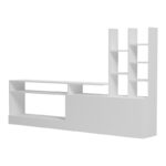 Seruno TV unit in white 170x25x100cm - Слика 4