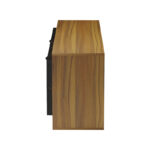 Tobler TV cabinet in walnut color with black marble 170x40x53cm - Image 5