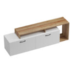 Tobler TV cabinet in white-oak color 170x40x53cm - Image 2