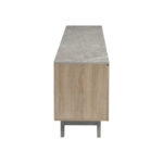 Kasandra TV cabinet in beige marble-sonoma shade 180x35x48.5cm - Слика 6