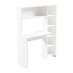 Janson desk with bookcase in white 113.2x40x141.8cm - Слика 2