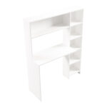 Janson desk with bookcase in white 113.2x40x141.8cm - Слика 5
