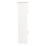 Rowan kitchen cabinet in white-sonoma shade 60x42x182cm - Image 5