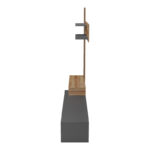 Litende living room set in anthracite-oak shade 249.4x42.2x199.5cm - Слика 5