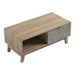 Judas coffee table in beige marble-sonoma shade 90x45x38.5cm - Image 4