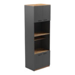 Роуан столб во даб-темно сива нијанса 60x42x182 см