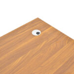 Professional office desk Oscar in walnut-dark grey color 180x90x76cm - Слика 4