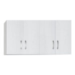 Кабинет Zelia со 4 врати бела боја 120x42x60 см