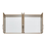 Cabinet Zelia 4 doors oak color 120x42x60cm - Слика 4