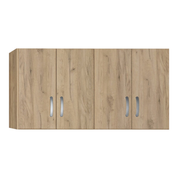 Кабинет Zelia со 4 врати, дабова боја 120x42x60 см