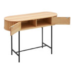 Console Zakro MDF-metal in oak shade 100x35x75cm - Image 2
