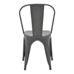 Utopia chair metal in anthracite shade 44x44x85cm - Слика 6