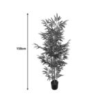 Decorative plant Bamboo in a pot Inart green pp H150cm - Image 2