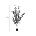 Decorative plant Olive tree IΙ in a pot Inart green pp H160cm - Слика 2