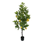 Decorative plant Lemon tree in a pot Inart green pp H150cm