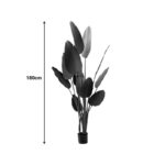 Decorative plant Palm tree in a pot Inart green pp H180cm - Слика 2