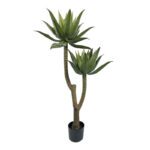 Decorative plant Lotus in a pot Inart green pp H120cm
