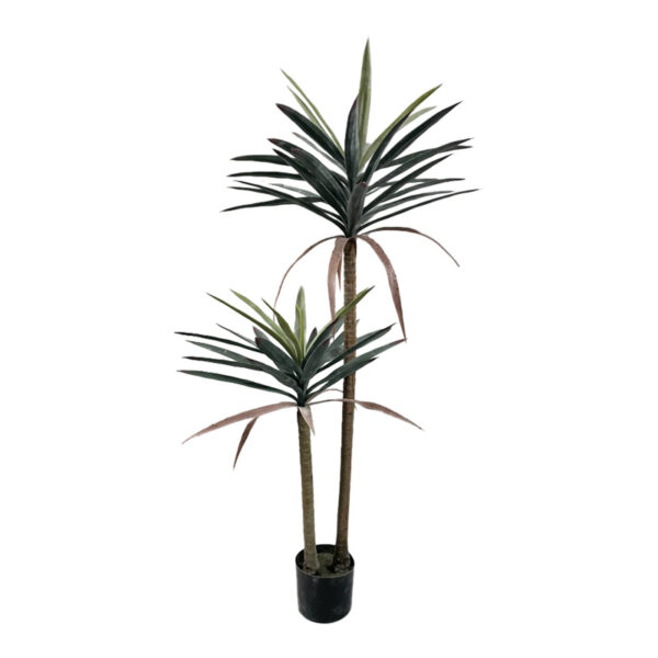 Decorative plant Dracaena palm in a pot Inart green pp H125cm