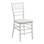 Tiffany chair with cushion transparent pc 38x38.5x88cm