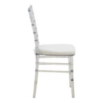 Tiffany chair with cushion transparent pc 38x38.5x88cm - Слика 3