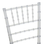 Tiffany chair with cushion transparent pc 38x38.5x88cm - Слика 5
