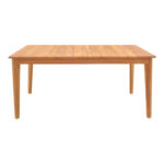Ory teak wood table in natural shade 160x80x75cm - Слика 2