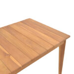 Ory teak wood table in natural shade 160x80x75cm - Слика 4