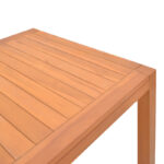 Vocaly teak wood table in natural shade 200x100x75cm - Слика 3
