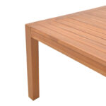 Vocaly teak wood table in natural shade 200x100x75cm - Слика 4