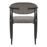 Armchair Kalone fabric in antracite color 56x55x78cm - Image 6