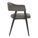 Armchair Sezan fabric in anthracite color 56x55x78cm - Image 4