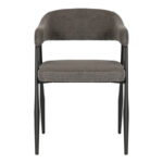 Armchair Sezan fabric in anthracite color 56x55x78cm - Image 5