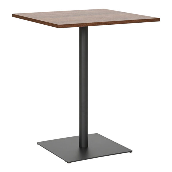 Table Nerobian mdf in walnut color 60x60x75cm