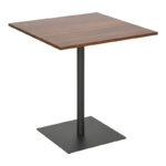 Table Nerobian mdf in walnut color 70x70x75cm - Image 4