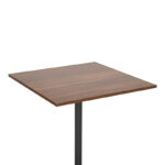 Table Nerobian mdf in walnut color 70x70x75cm - Image 5