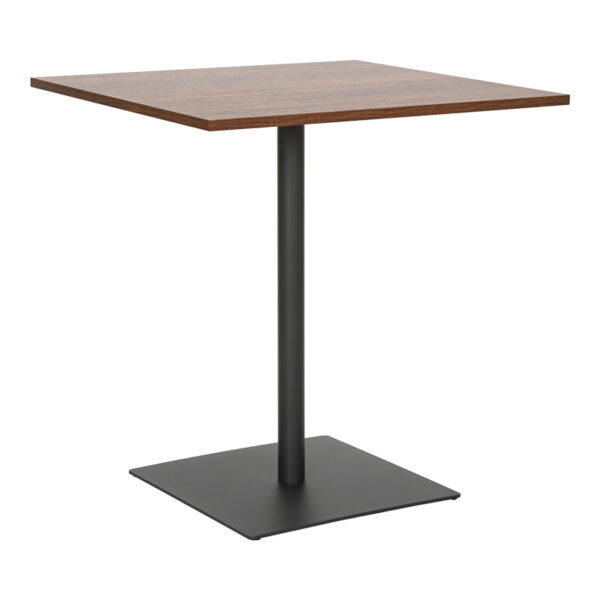Table Nerobian mdf in walnut color 70x70x75cm