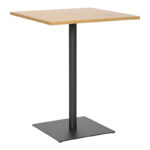 Table Nerobian mdf in sonoma color 60x60x75cm