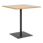 Table Nerobian mdf in sonoma color 70x70x75cm