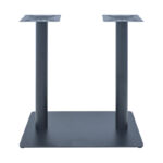 Givosa metal table base in black shade 70x40x108cm