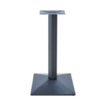 Ova I metal table base in black shade 40x40x72cm